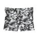 Black & White Camo Women's Shorts — All-Over Print Activewear - Equippage.com
