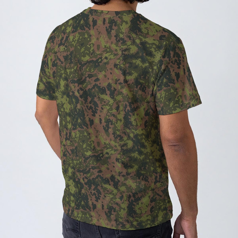Finnish M05 Woodland/Maastokuvio Men's O-Neck T-Shirt | 190GSM Cotton