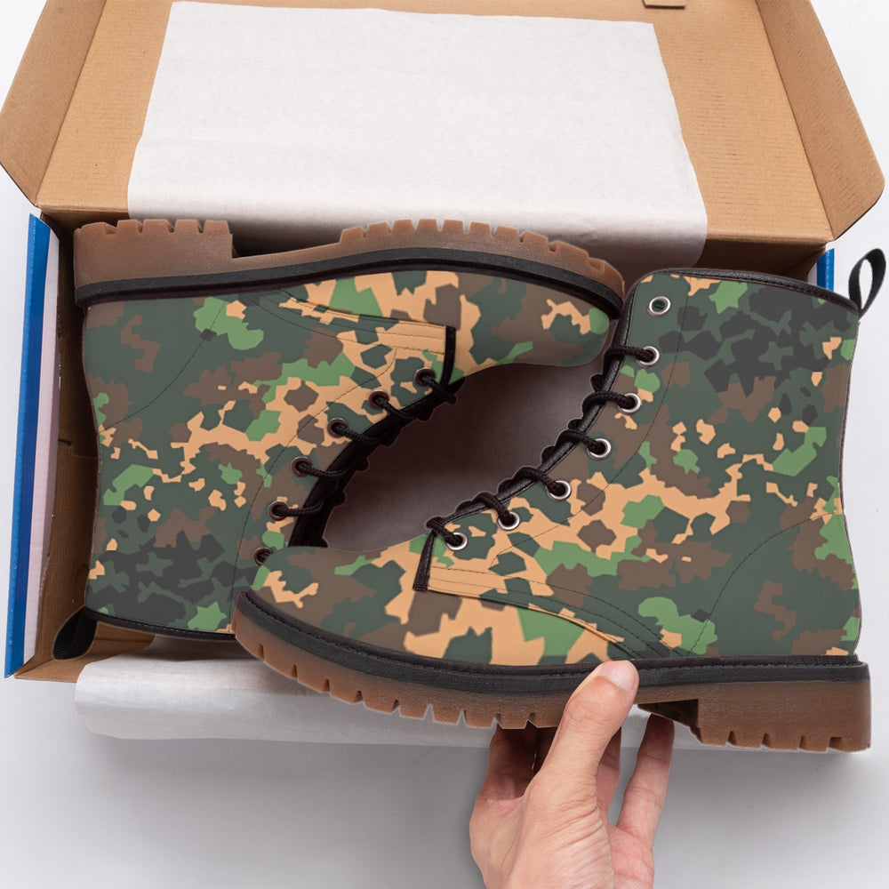 Russian Izlom Camo Men's Martin Short Boots
