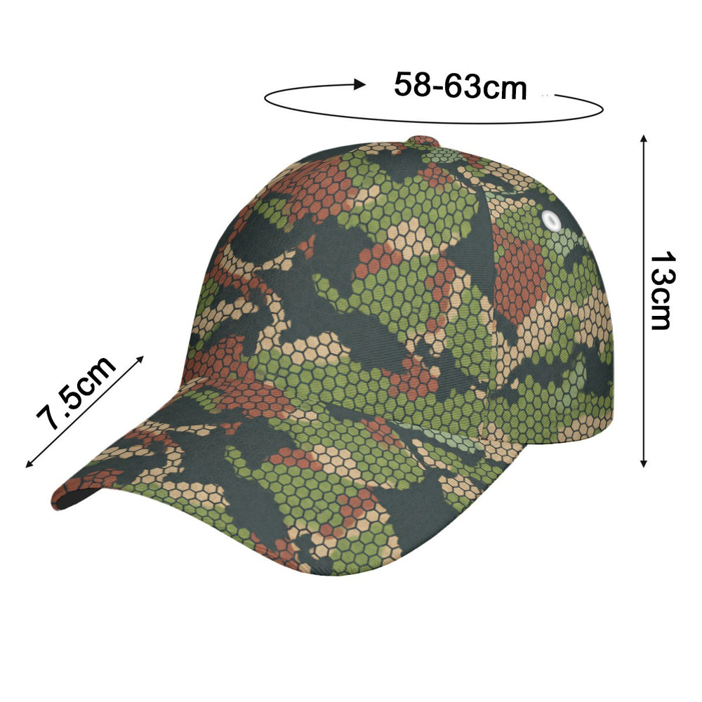 Colombian Chameleon Bicentennia All-Over Print Peaked Cap With Box