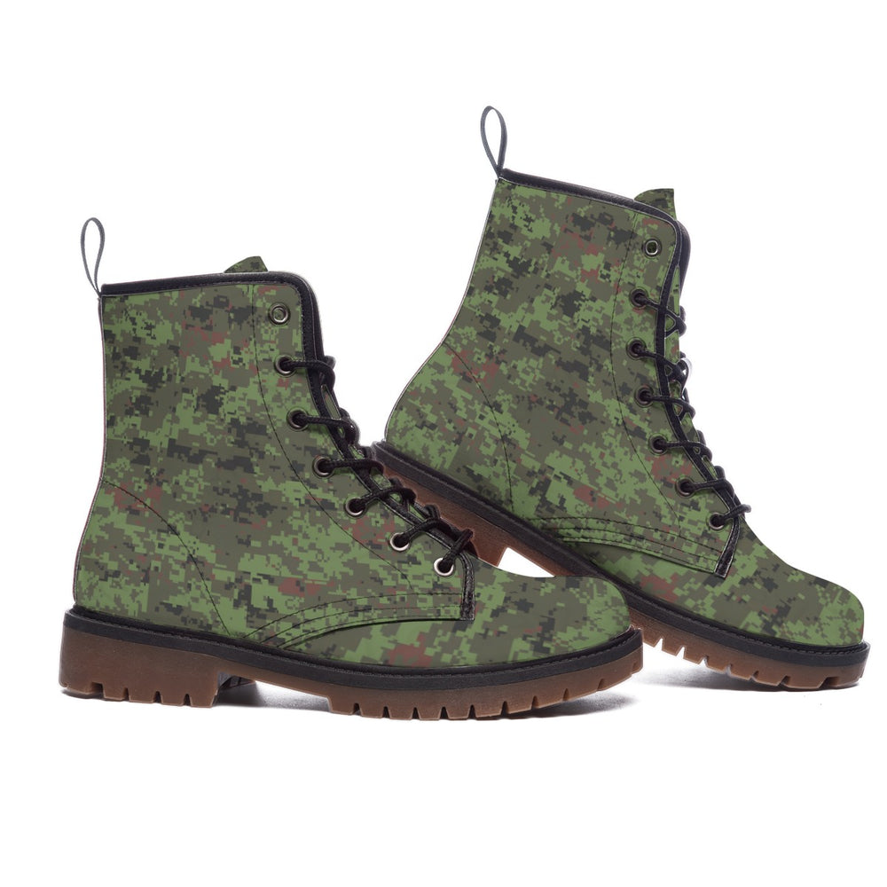 Estonian ESTDCU-M06 Woodland Camo Men's Martin Short Boots