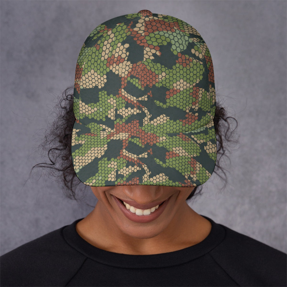 Colombian Chameleon Bicentennia All-Over Print Peaked Cap With Box