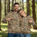 Scorpion W2 All-Over Print Men's Thicken Pullover Hoodie - Equippage.com