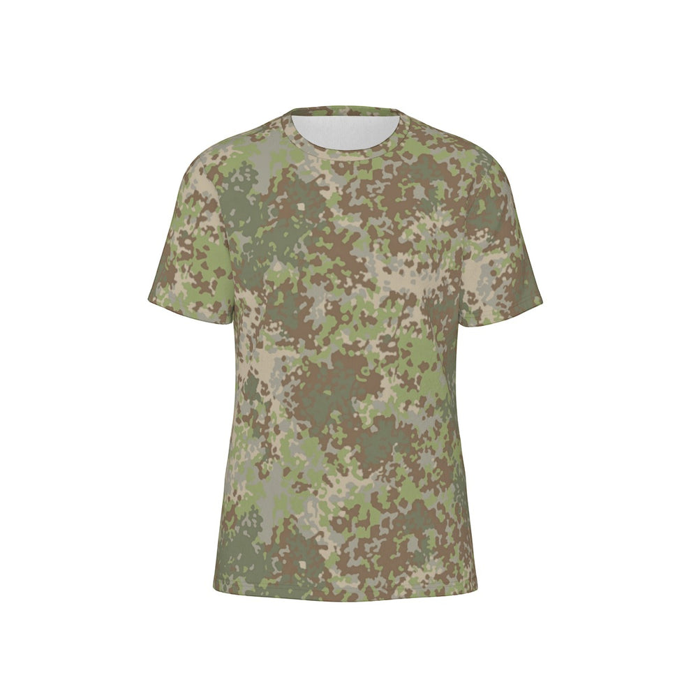German Multitarn Camo Men's O-Neck T-Shirt | 190GSM Cotton