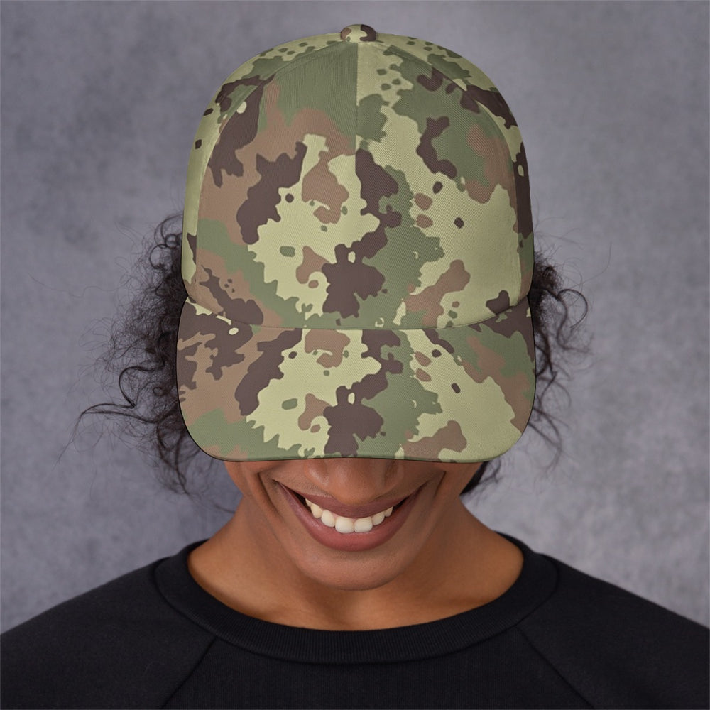 Italian Vegetato Camo Peaked Cap With Box