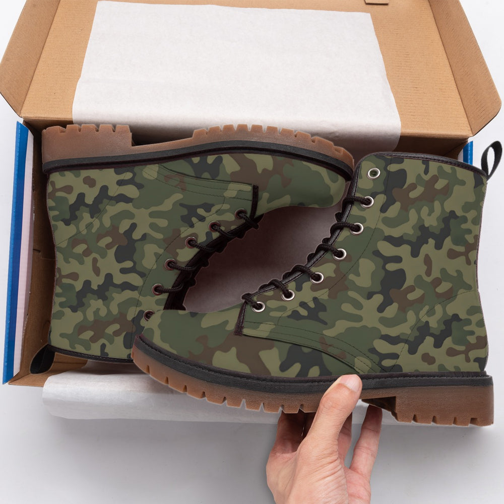 Polish WZ. 93 Camo Men's Martin Short Boots