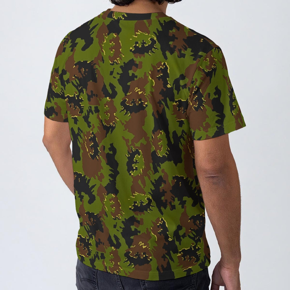 Lithuanian M05 Miško Camo Men's O-Neck T-Shirt | 190GSM Cotton