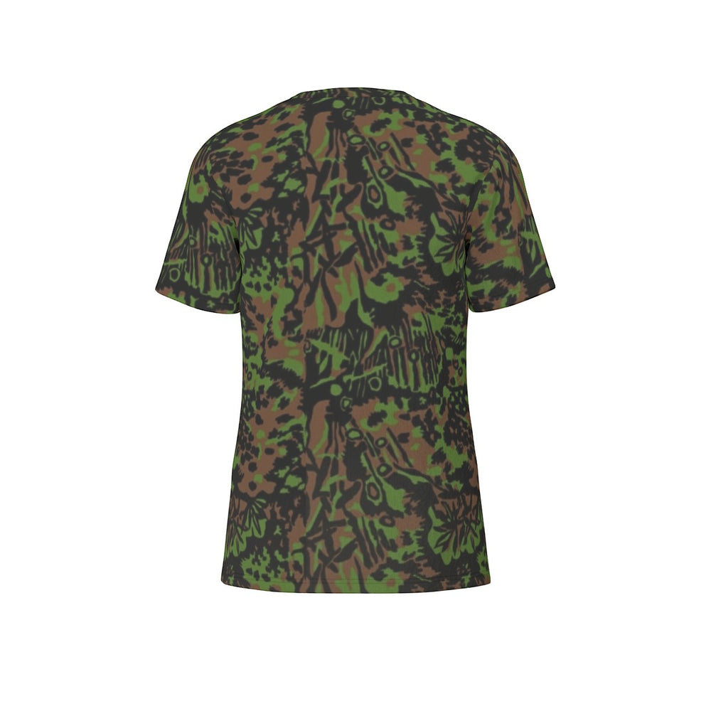 German Palmenmuster Camo Men's O-Neck T-Shirt | 190GSM Cotton