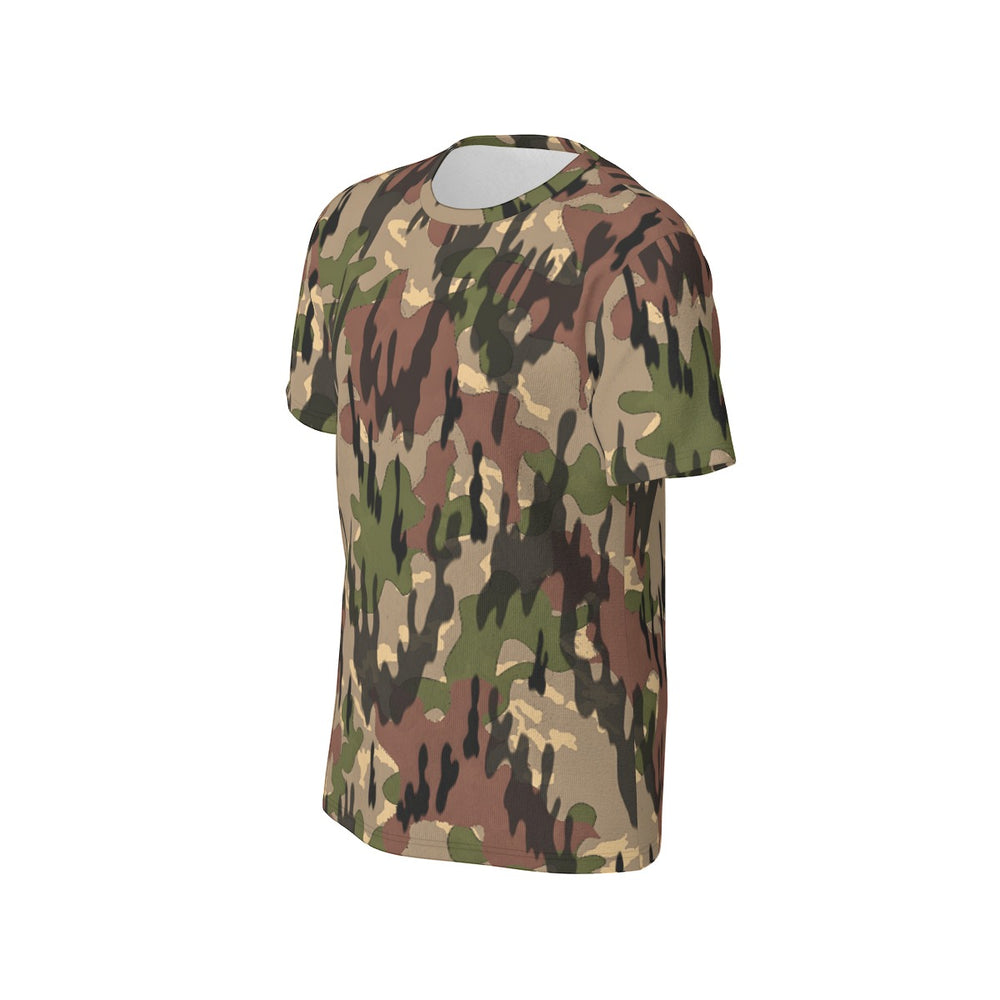 Spanish M59 Rocoso Camo Men's O-Neck T-Shirt | 190GSM Cotton
