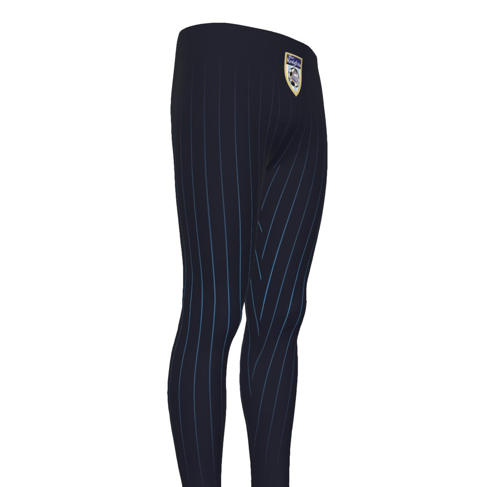 Blue Knight's Soccer Club Men's leggings by Equippage.com