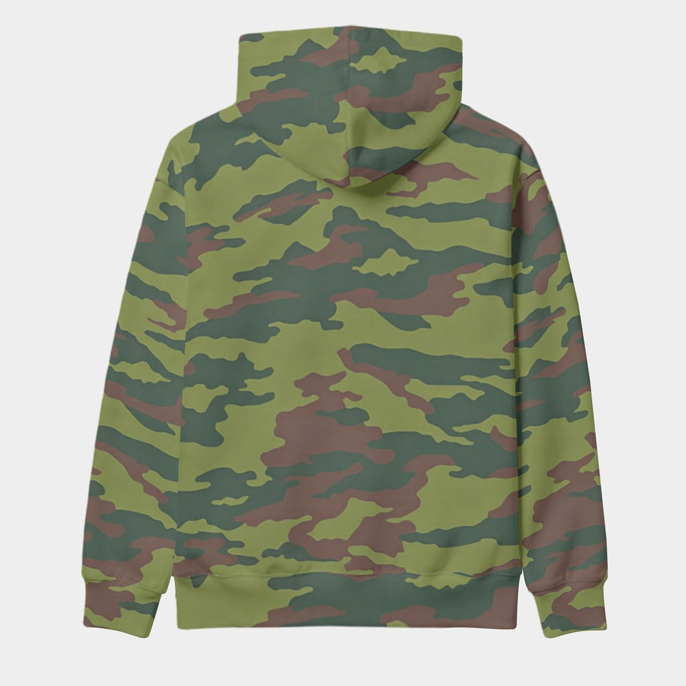 Russian Flora Camo Men's Thicken Pullover Hoodie