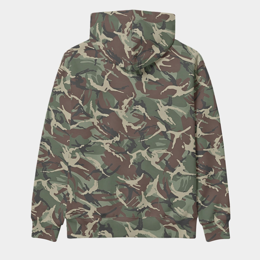 Bulgarian 5 Stone DPM Camo Men's Thicken Pullover Hoodie