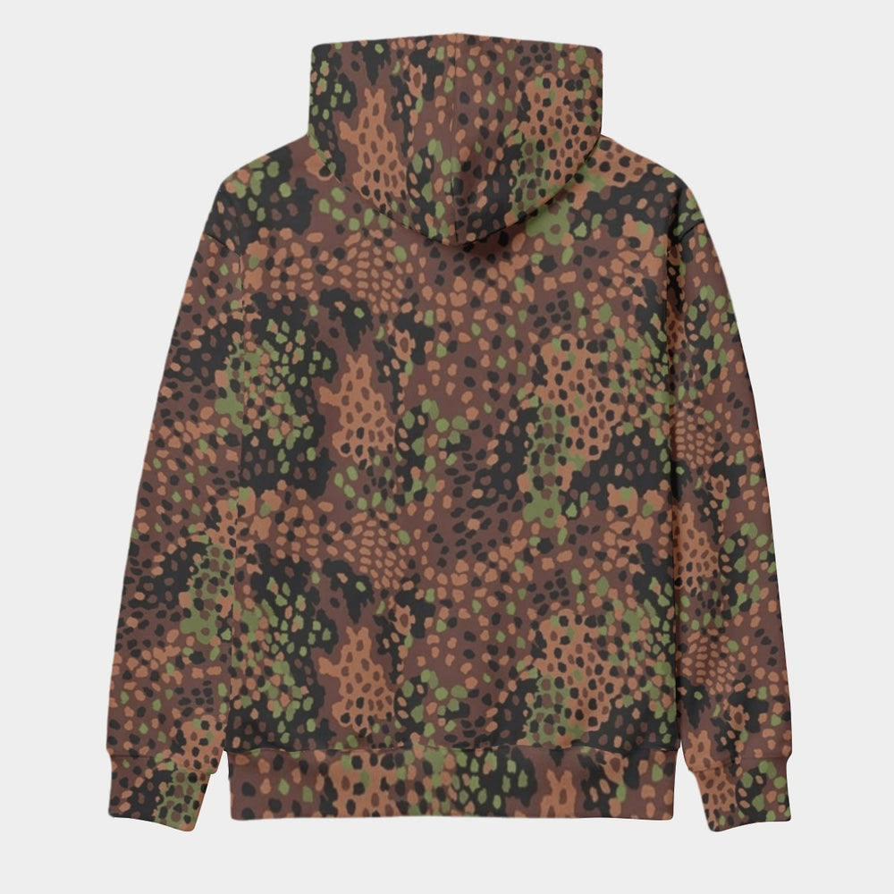 German Erbsenmuster Camo Men's Thicken Pullover Hoodie