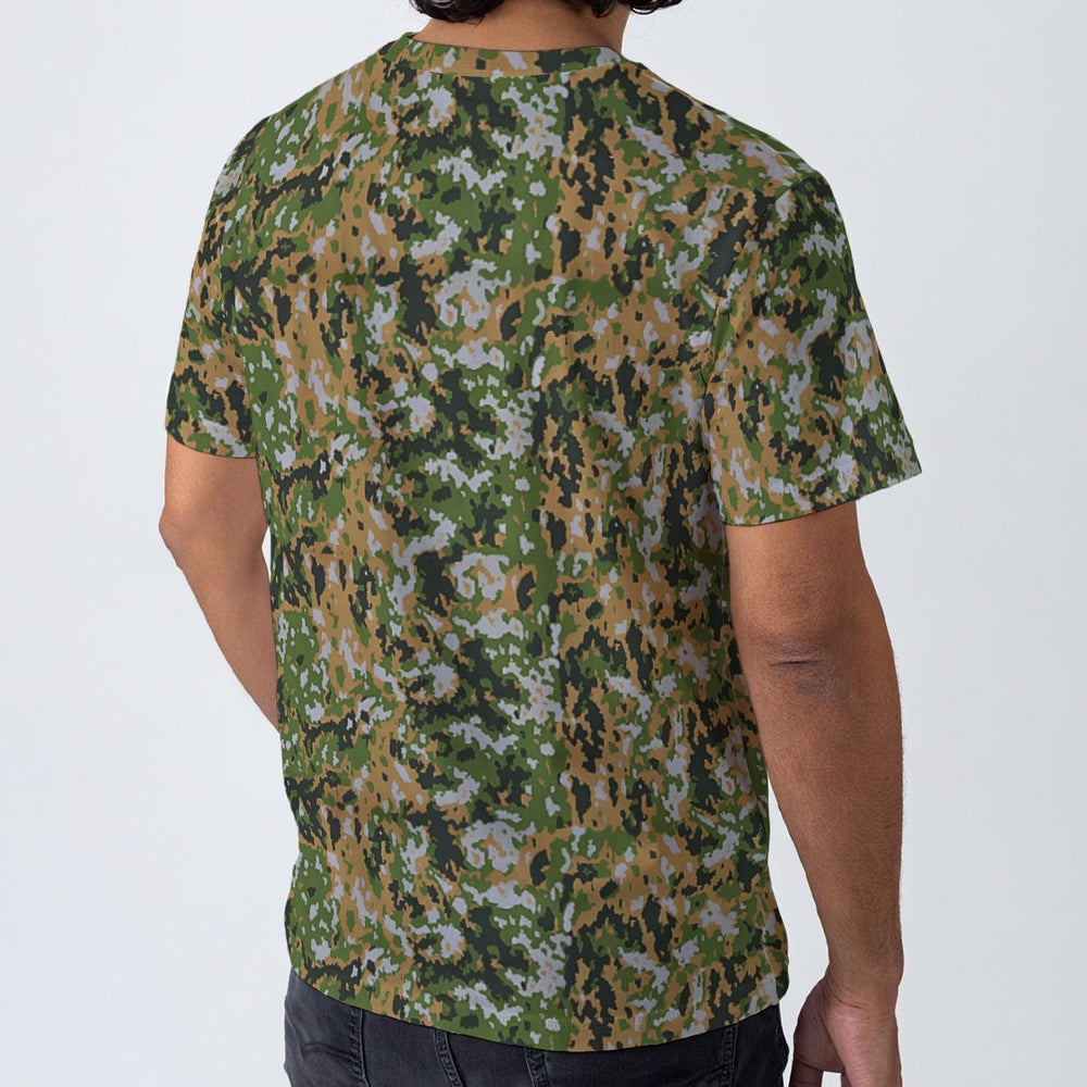 Finnish M05 Frost/Pakkaskuvio Camo Men's O-Neck T-Shirt | 190GSM Cotton