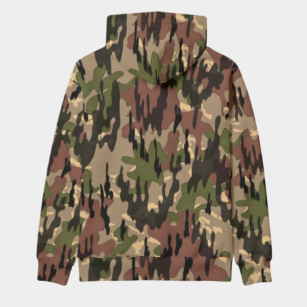 Spanish M59 Rocoso Camo Men's Thicken Pullover Hoodie