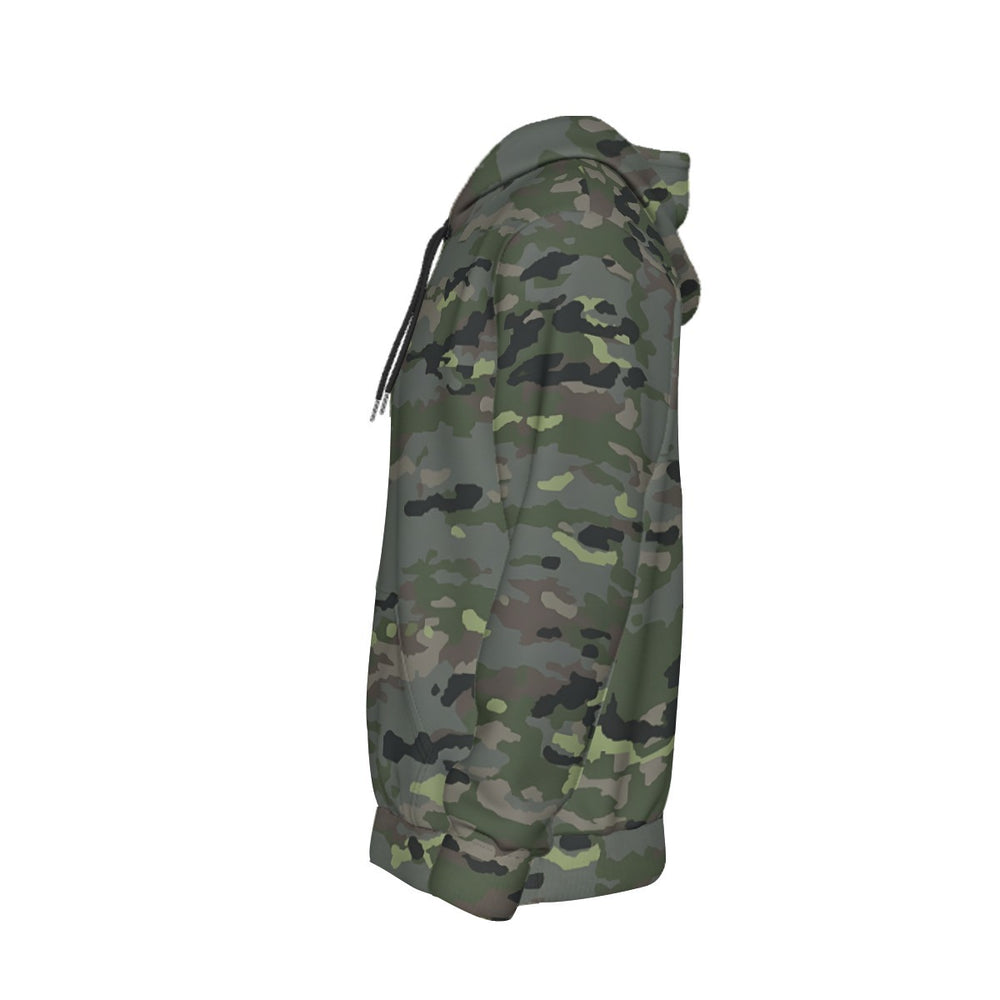 Spanish M09 Boscoso Camo Men's Thicken Pullover Hoodie