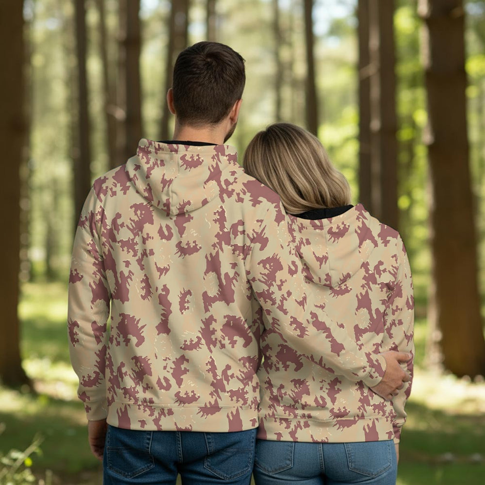 Lithuanian M05 Desert Camo Men's Thicken Pullover Hoodie