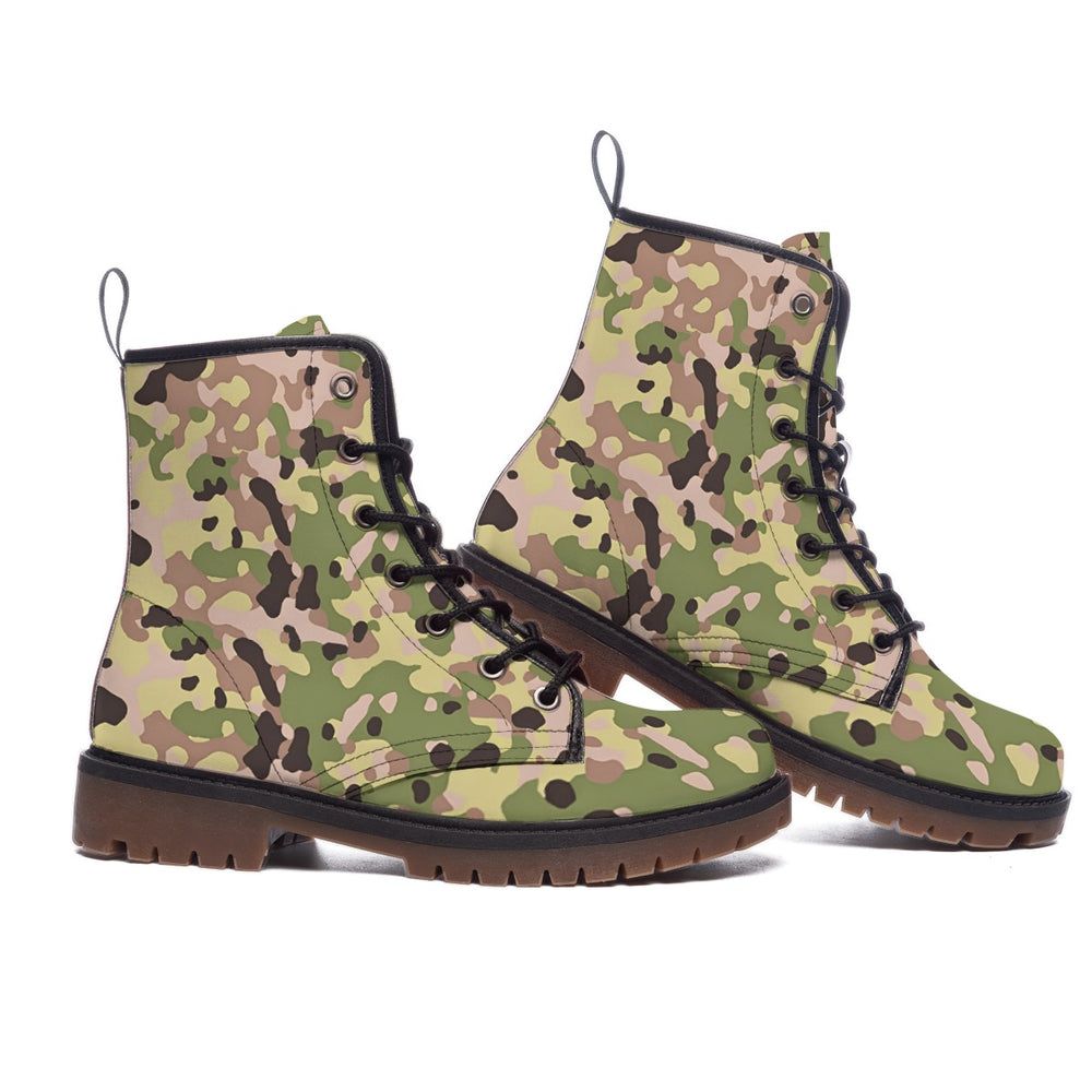 Portuguese M18 Padrão Multi-Terreno Camo Men's Martin Short Boots
