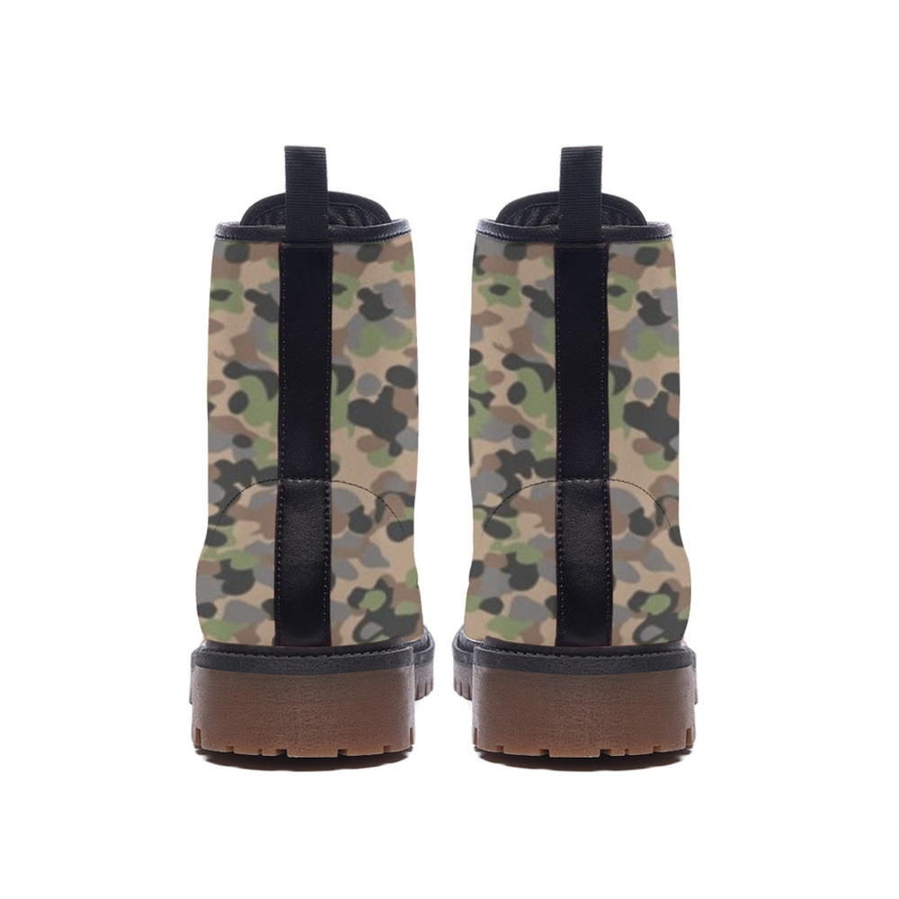 Austrian Pea Dot Camo Men's Martin Short Boots - Equippage.com