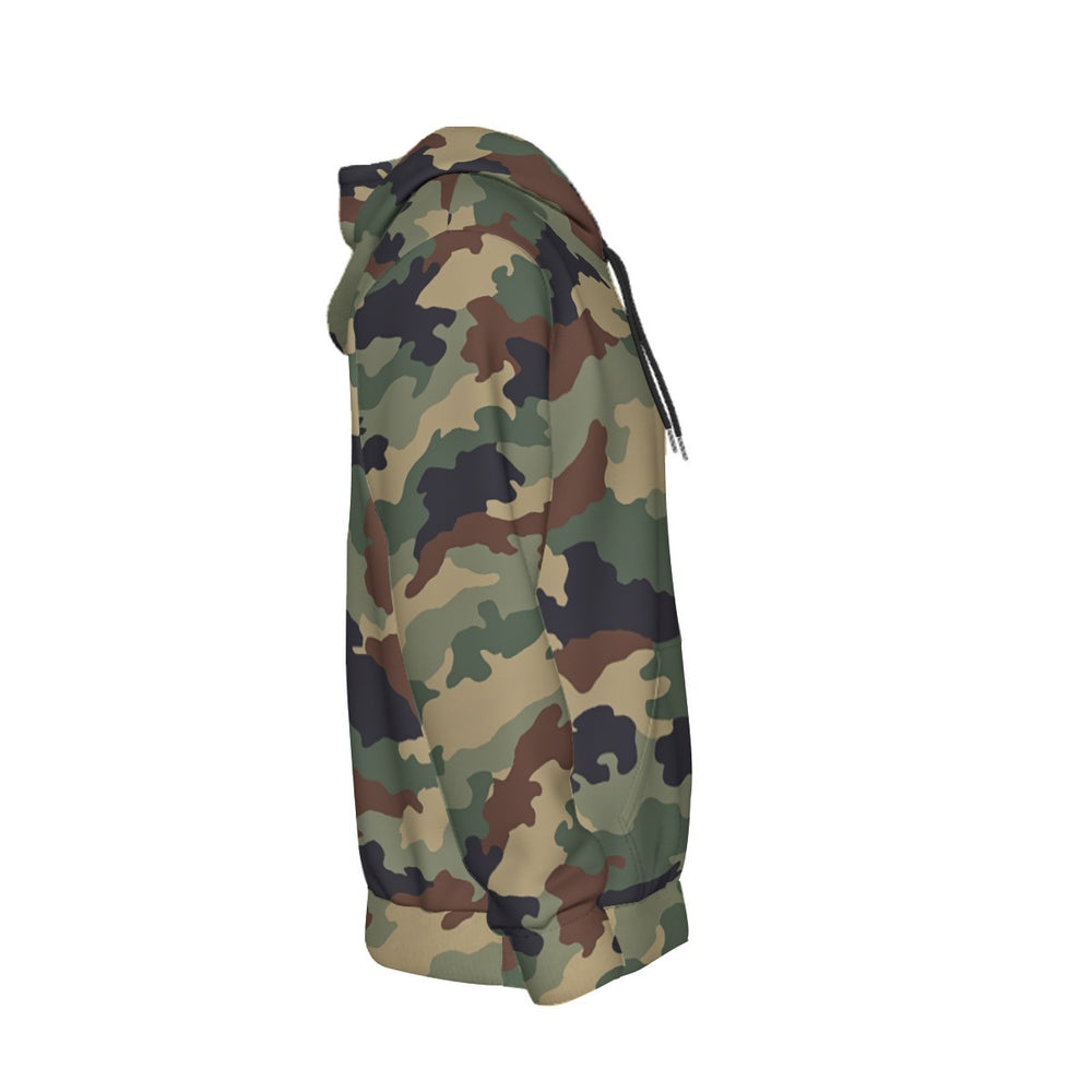 Serbian M-MDU-02 Camo Men's Thicken Pullover Hoodie