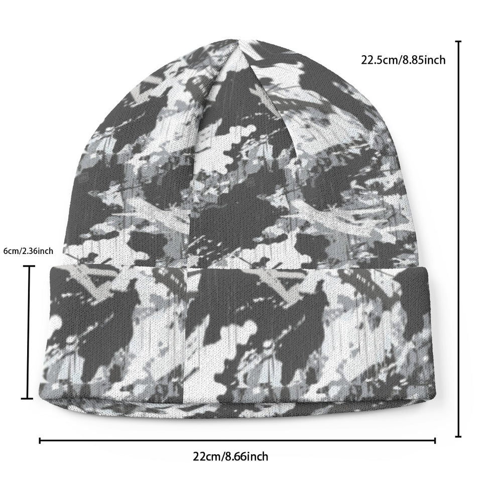 PRESS Camo Knitted Hat Toque Toboggan Beanie by Equippage.com - Equippage.com