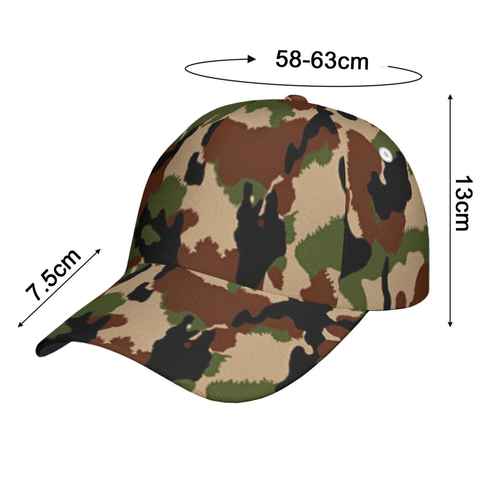 Swiss Taz 90 Woodland Camo Peaked Cap With Box - Equippage.com