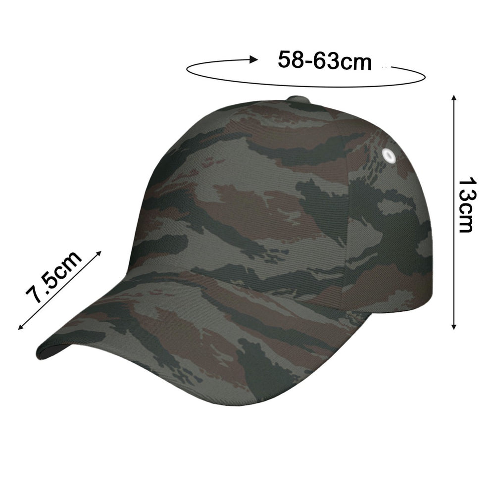 Cuban Grey lizard All-Over Print Peaked Cap With Box