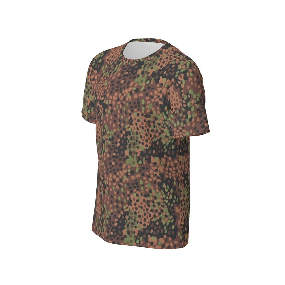 German Erbsenmuster Camo Men's O-Neck T-Shirt | 190GSM Cotton
