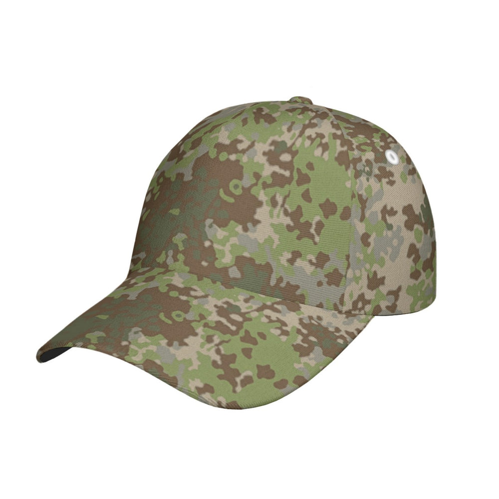 German Multitarn Camo Peaked Cap With Box