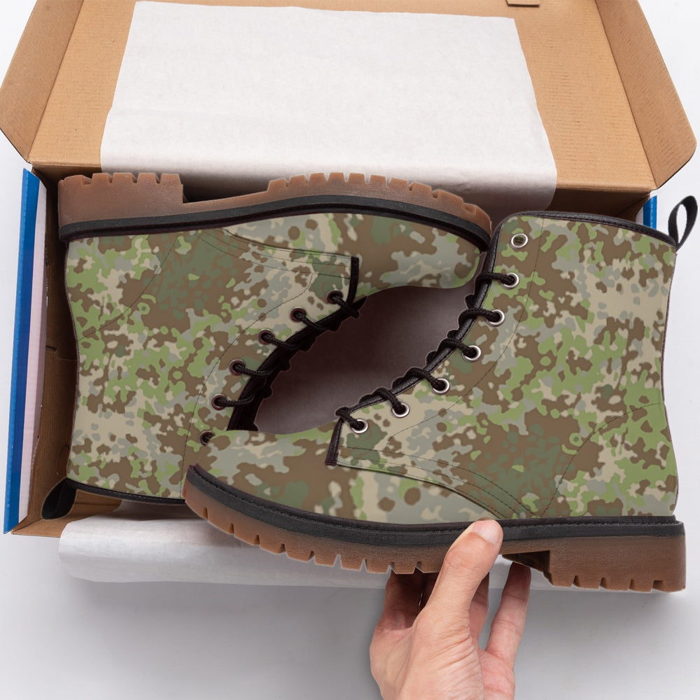 German Multitarn Camo Men's Martin Short Boots