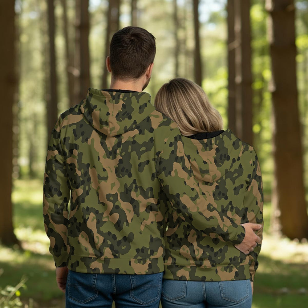 Norwegian M23 Norsk Skog Camo Men's Thicken Pullover Hoodie