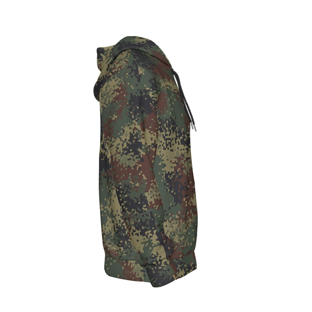 Serbian M-MDU-10 Camo Men's Thicken Pullover Hoodie
