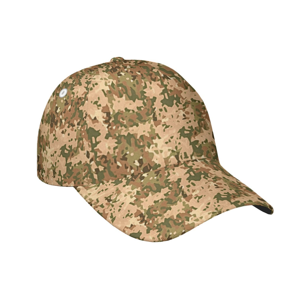 Dutch NFP Tan Camo All-Over Print Peaked Cap With Box