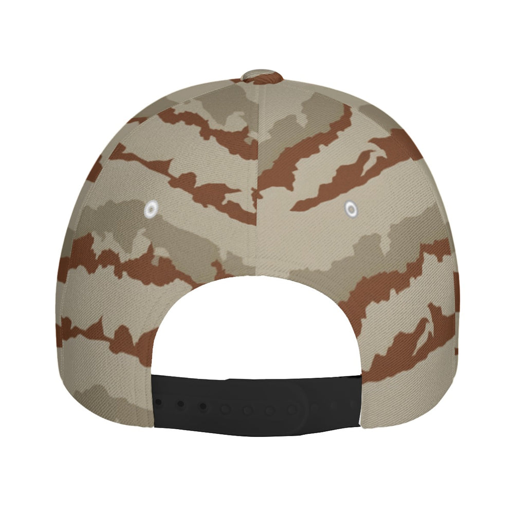 French Daguet Camo All-Over Print Peaked Cap With Box