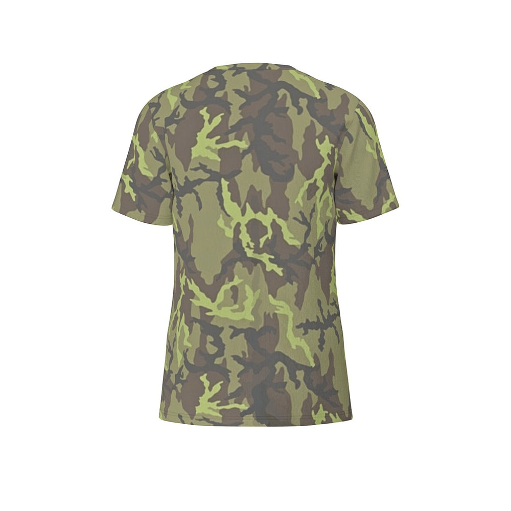 Czech Vz. 95 Leaf Woodland Camo Men's O-Neck T-Shirt | 190GSM Cotton