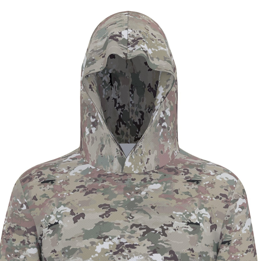 All-Over Print Men's Sunscreen Sports Hoodie in Scorpion with Thumb Holes by Equippage.com