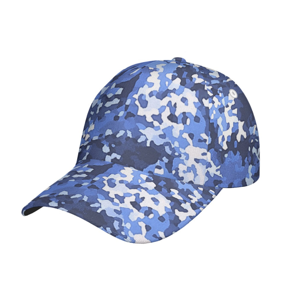 Dutch NFP Blue Camo All-Over Print Peaked Cap With Box
