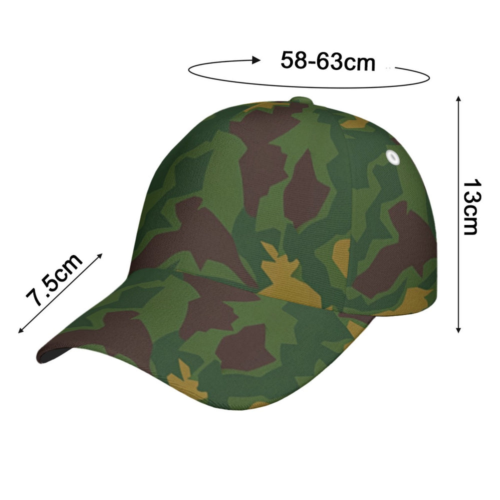 Hungarian Leaf Camo Peaked Cap With Box