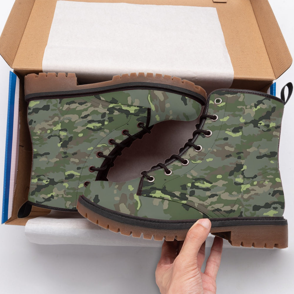 Spanish M09 Boscoso Camo Men's Martin Short Boots