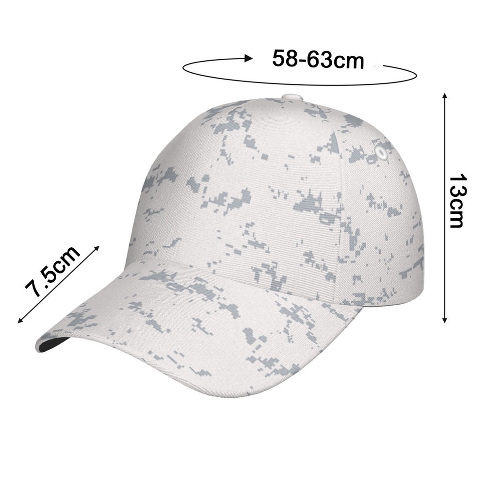 Estonian ESTDCU-M06 Snow Camo Peaked Cap With Box