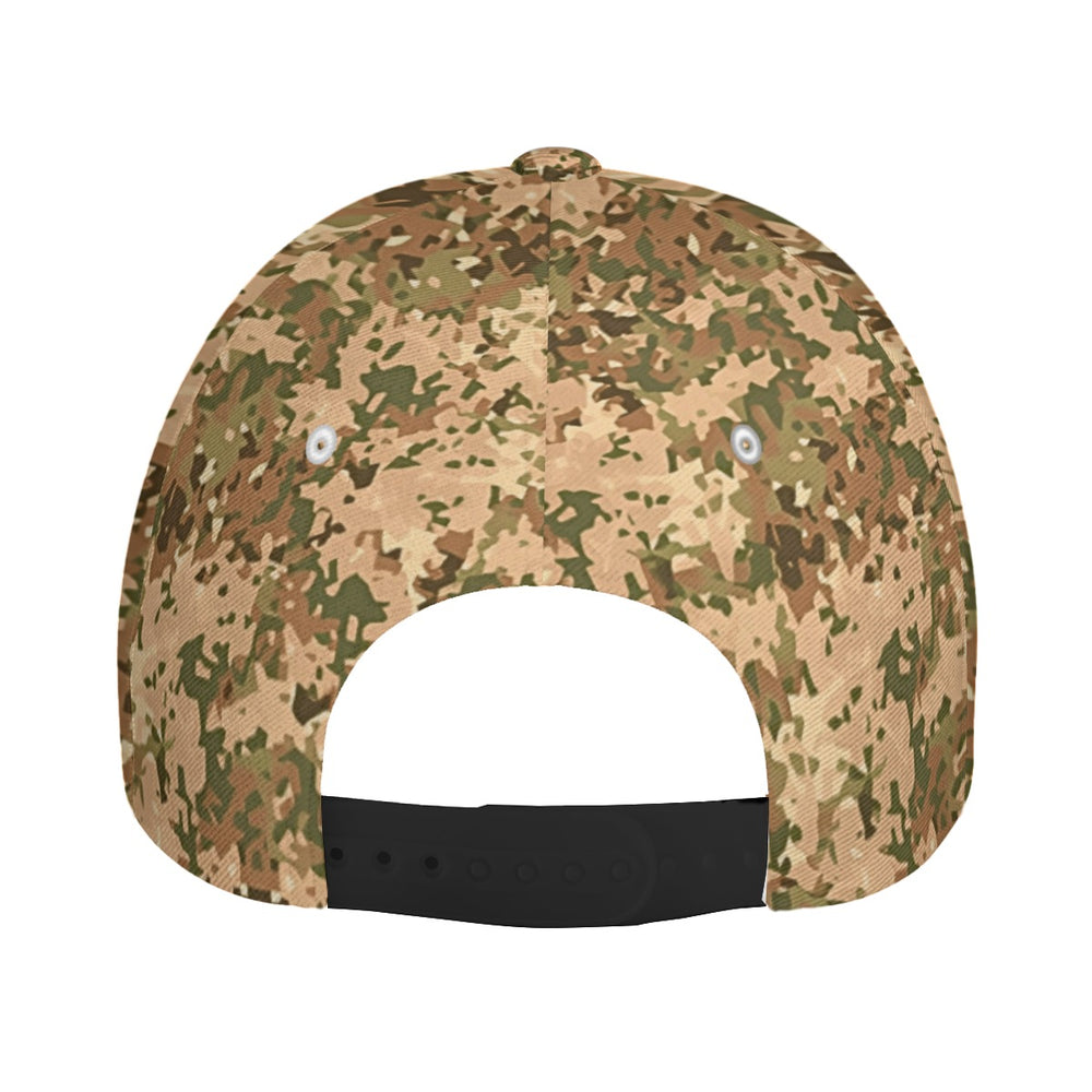 Dutch NFP Tan Camo All-Over Print Peaked Cap With Box
