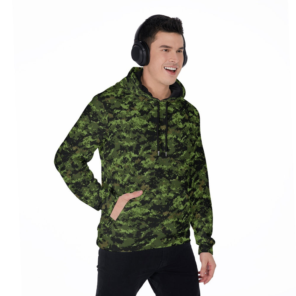 Cadpat TW All-Over Print Men's Thicken Pullover Hoodie - Equippage.com
