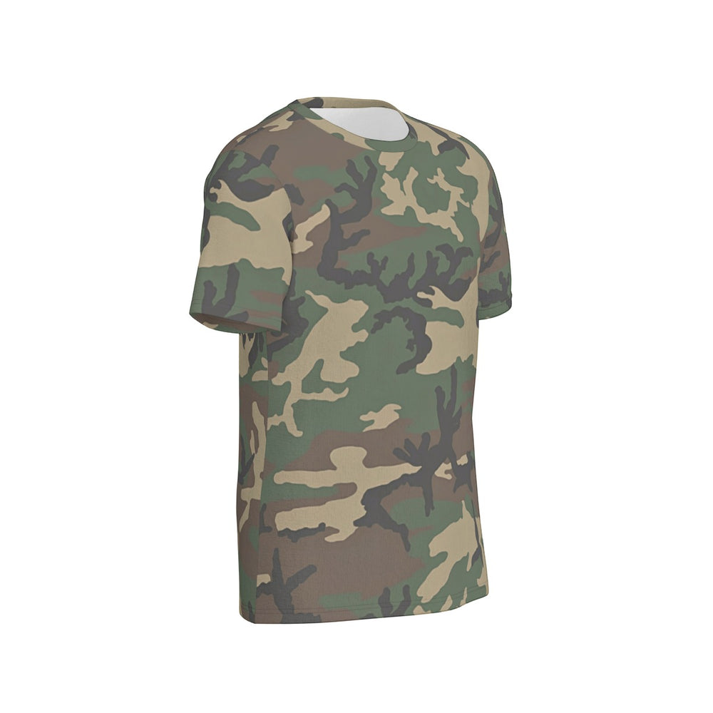 US M81 Woodland Camo Men's O-Neck T-Shirt | 190GSM Cotton