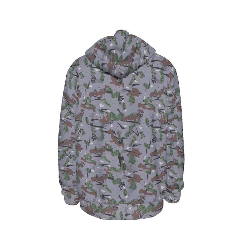 Serbian M-MDU-03 Camo Men's Thicken Pullover Hoodie