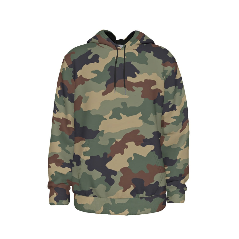 Serbian M-MDU-02 Camo Men's Thicken Pullover Hoodie