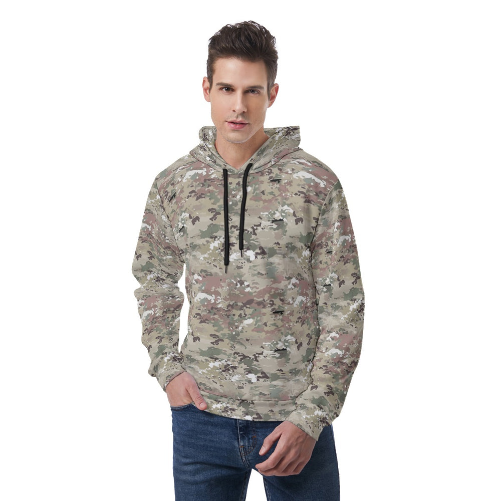 All-Over Print Men's Hoodie With Double-side Print Hood