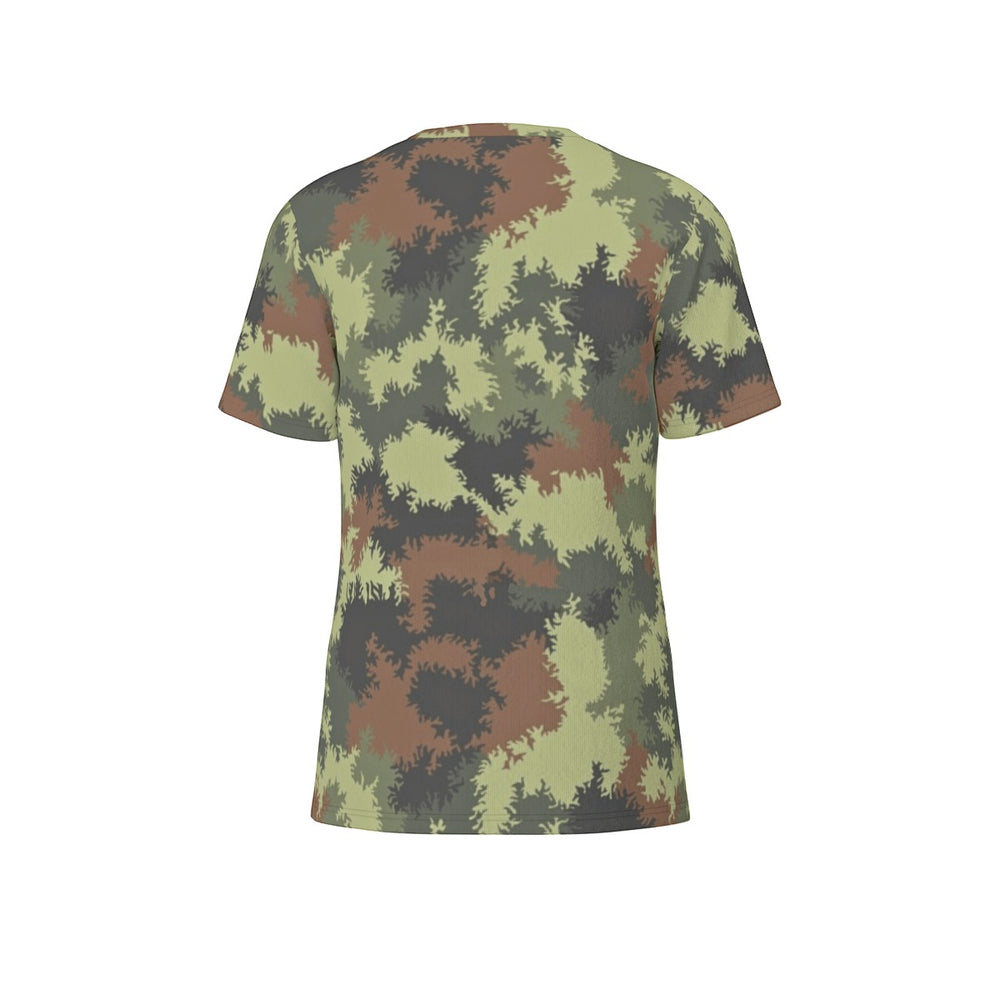 German Sägezahnmuster/Sawtooth Camo Men's O-Neck T-Shirt | 190GSM Cotton