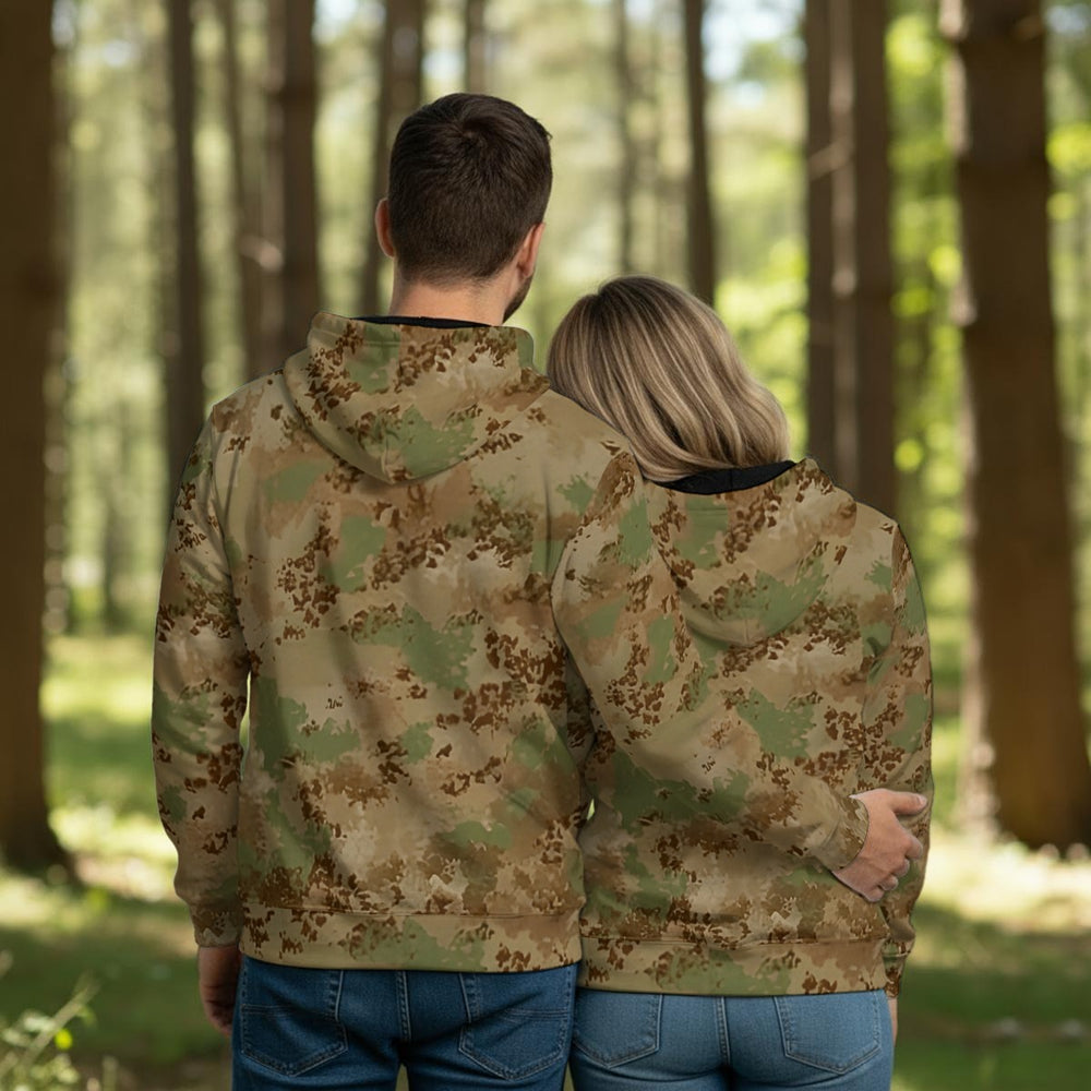 Italian Altimetrico F Camo Men's Thicken Pullover Hoodie