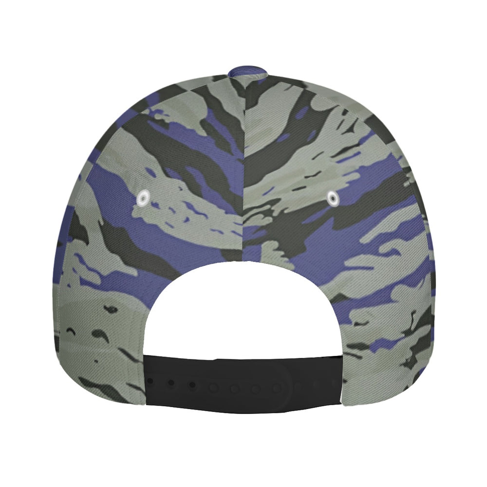 Greek Blue Lizard Camo Peaked Cap With Box