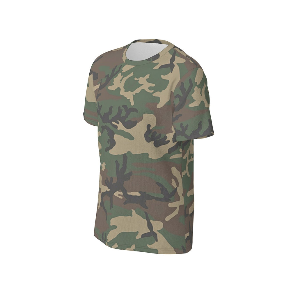US M81 Woodland Camo Men's O-Neck T-Shirt | 190GSM Cotton